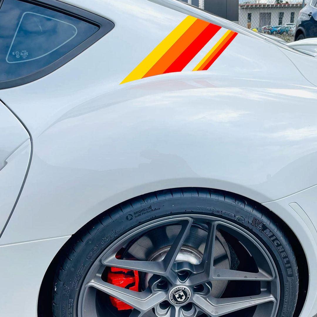 A91 Retro Heritage TRD Style Decklid Stripes - 2020+ Supra - A91DECKSTP-TRD-  DRIVEN - 1