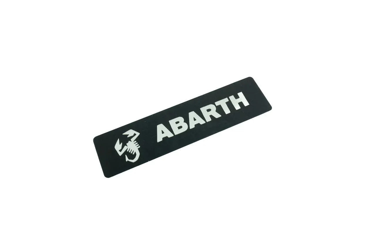 Abarth Weathertech Floor Mat Logo (Etched Metal) - Universal - UNIVERSALWTETCH-AB-  DRIVEN - 1