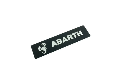 Abarth Weathertech Floor Mat Logo (Etched Metal) - Universal - UNIVERSALWTETCH-AB-  DRIVEN - 1
