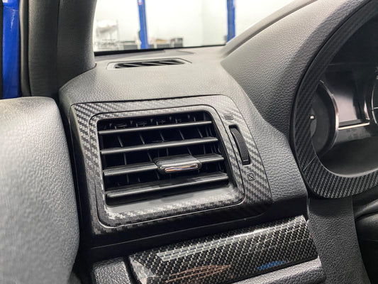 AC Vent 3D Carbon Blackout Overlays - 2015-2021 WRX / STI / 2014-2018 Forester / 2013-2017 Crosstrek - 15WRXACVENT3D-  DRIVEN - 2