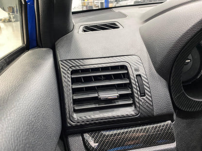 AC Vent 3D Carbon Blackout Overlays - 2015-2021 WRX / STI / 2014-2018 Forester / 2013-2017 Crosstrek - 15WRXACVENT3D-  DRIVEN - 3