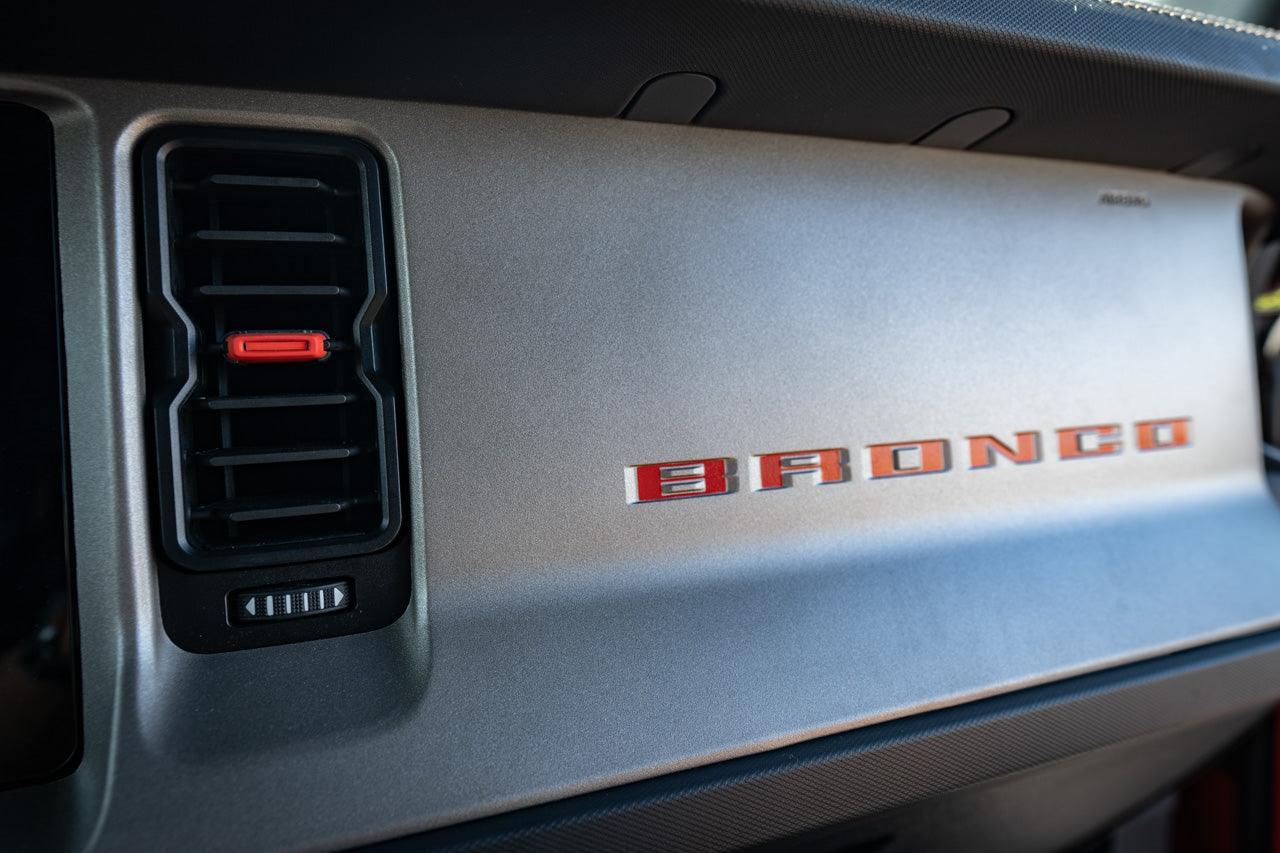 AC Vent Tab Inlays (Printed Series) - 2021+ Bronco - 21BRONCOACTABPT-BO-21BRONCOACTABPT-GHBM-21BRONCOACTABPT-AB-21BRONCOACTABPT-A51-21BRONCOACTABPT-AZ-  DRIVEN - 4
