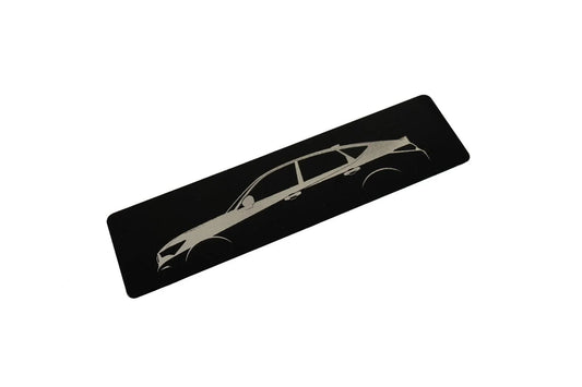 Acura Integra DE Outline Weathertech Floor Mat Logo Insert (Metal Etched) - 2023+ Integra - UNIVERSALWTETCH-DE-  DRIVEN - 1