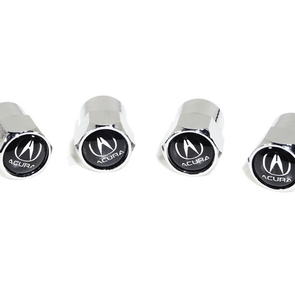 Chrome Valve Stem Tire Caps, Style: Acura - ZSD-374609-  DRIVEN - 3