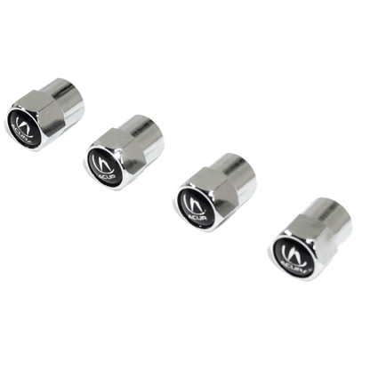 Chrome Valve Stem Tire Caps, Style: Acura - ZSD-374609-  DRIVEN - 1