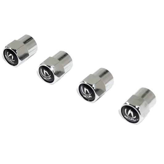 Chrome Valve Stem Tire Caps, Style: Acura - ZSD-374609-  DRIVEN - 1
