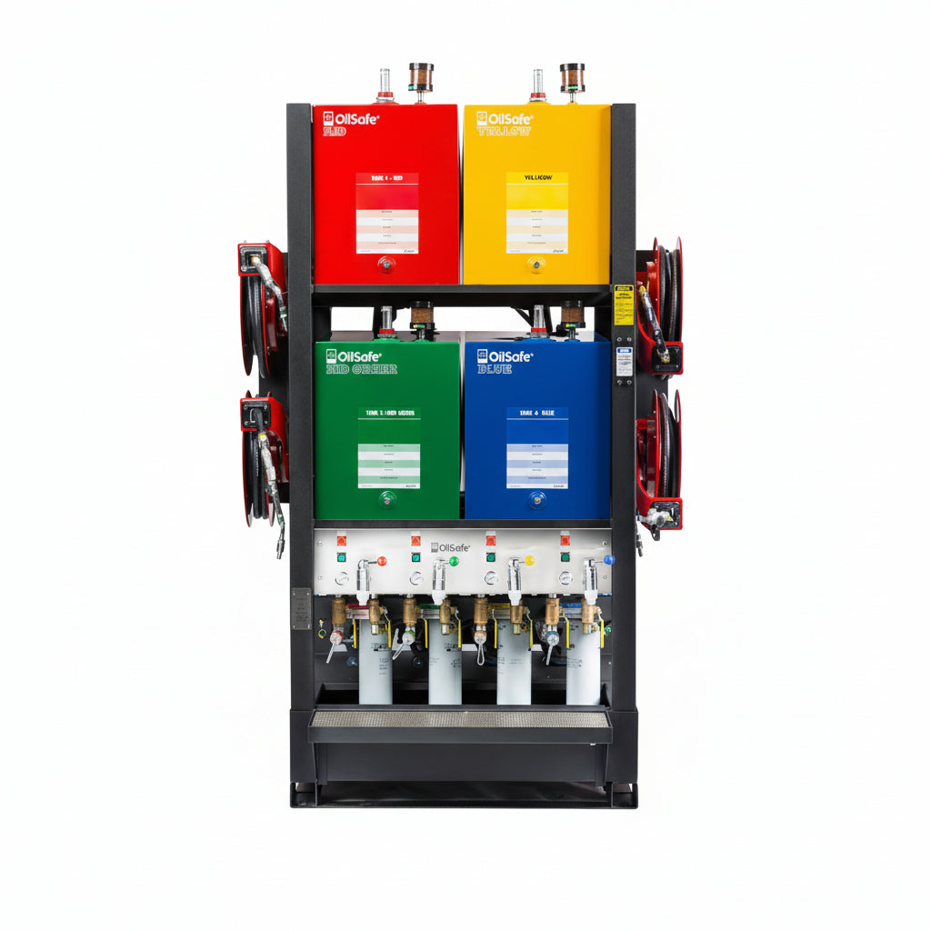 OilSafe | Advance Bulk System | Lubrication Management & Dispensing Stations - 1A0001-1A4000-1A0400-2A0800-3A0C00-  DRIVEN - 1