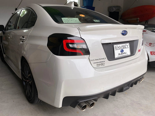 Aftermarket Taillight Style Overlays - 2015-2021 Subaru WRX / STI - SFB15WRXAMTLGB-  DRIVEN - 1