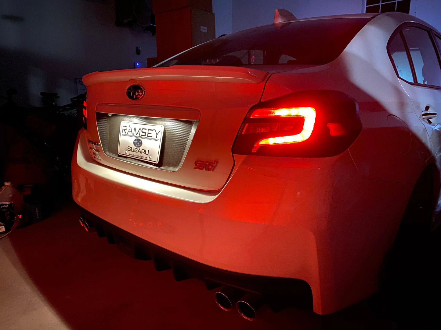 Aftermarket Taillight Style Overlays - 2015-2021 Subaru WRX / STI - SFB15WRXAMTLGB-  DRIVEN - 4