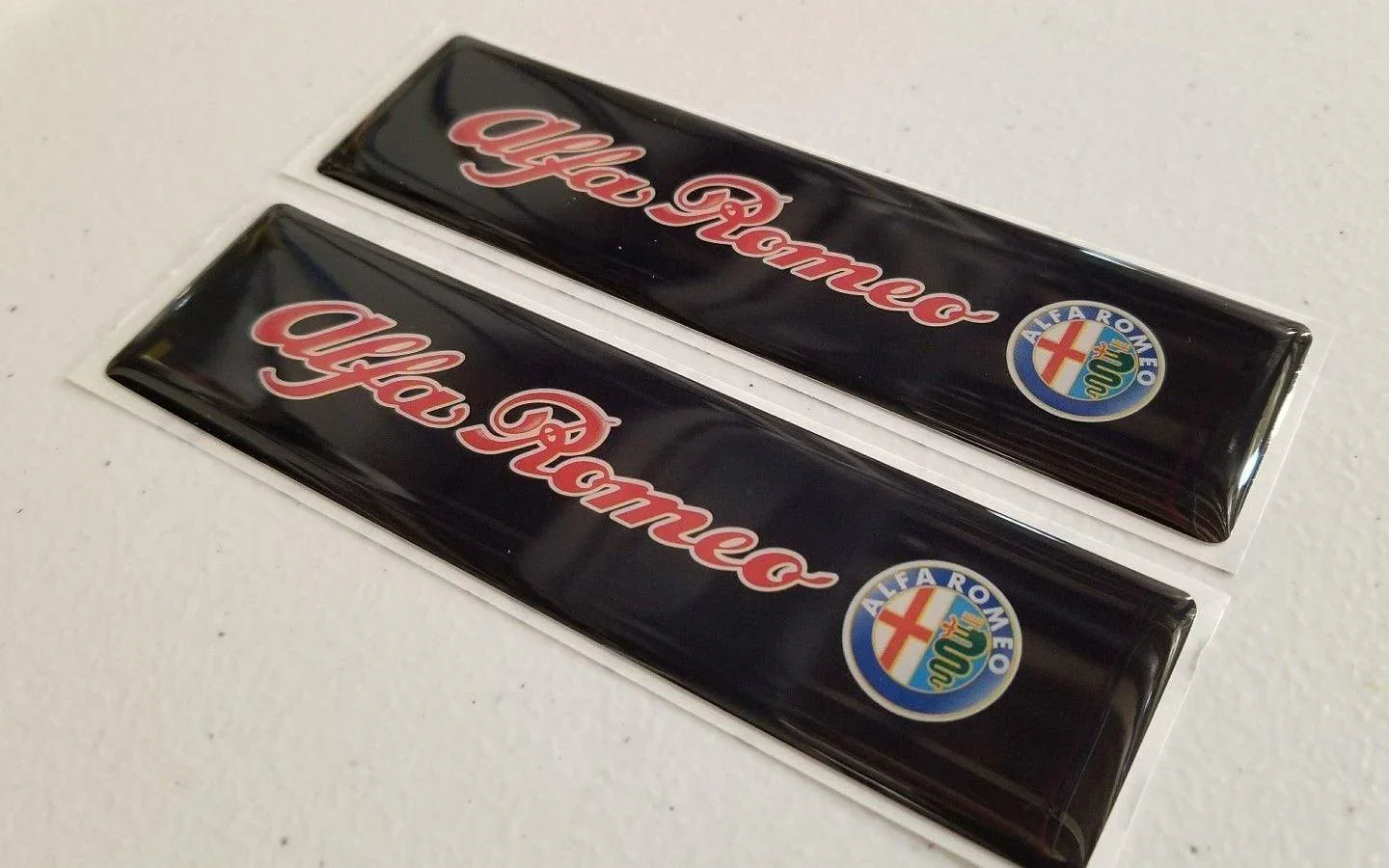 Alfa Romeo Emblems for Weathertech Floor Mats (Single) - WTALFAROMEO-  DRIVEN - 1