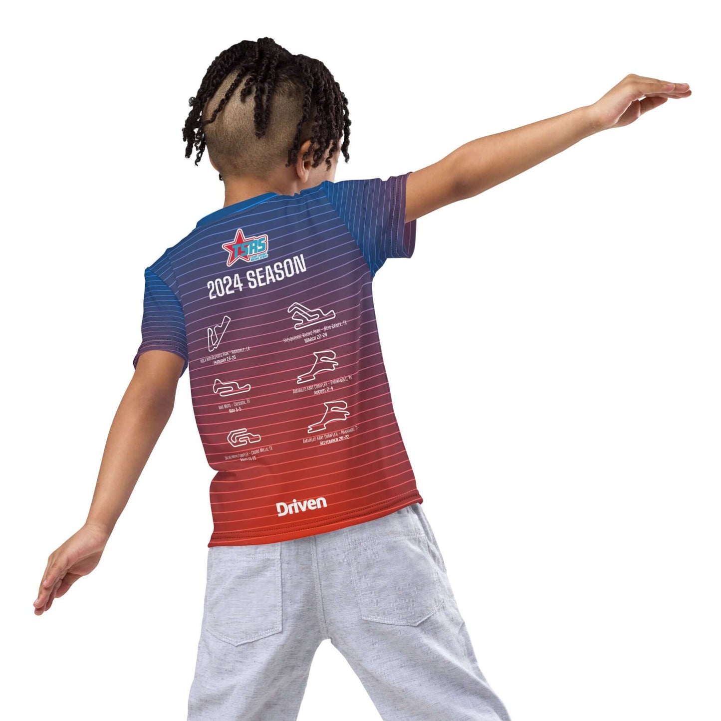 DRIVEN | TSRS '24 | T-shirt - Child - Red/Blue