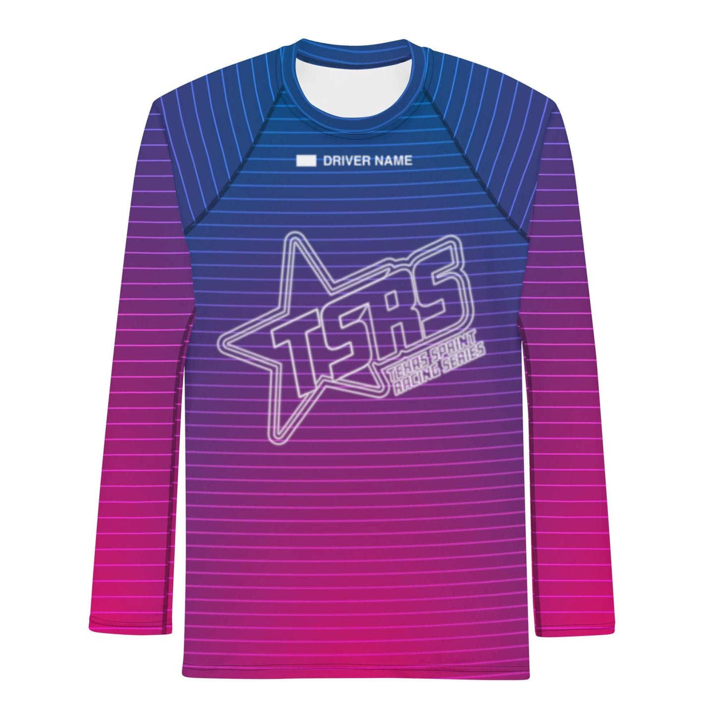 DRIVEN | TSRS '24 | Karting Underwear Top - Long Sleeve - Adult - Pink/Blue - UPF 50+