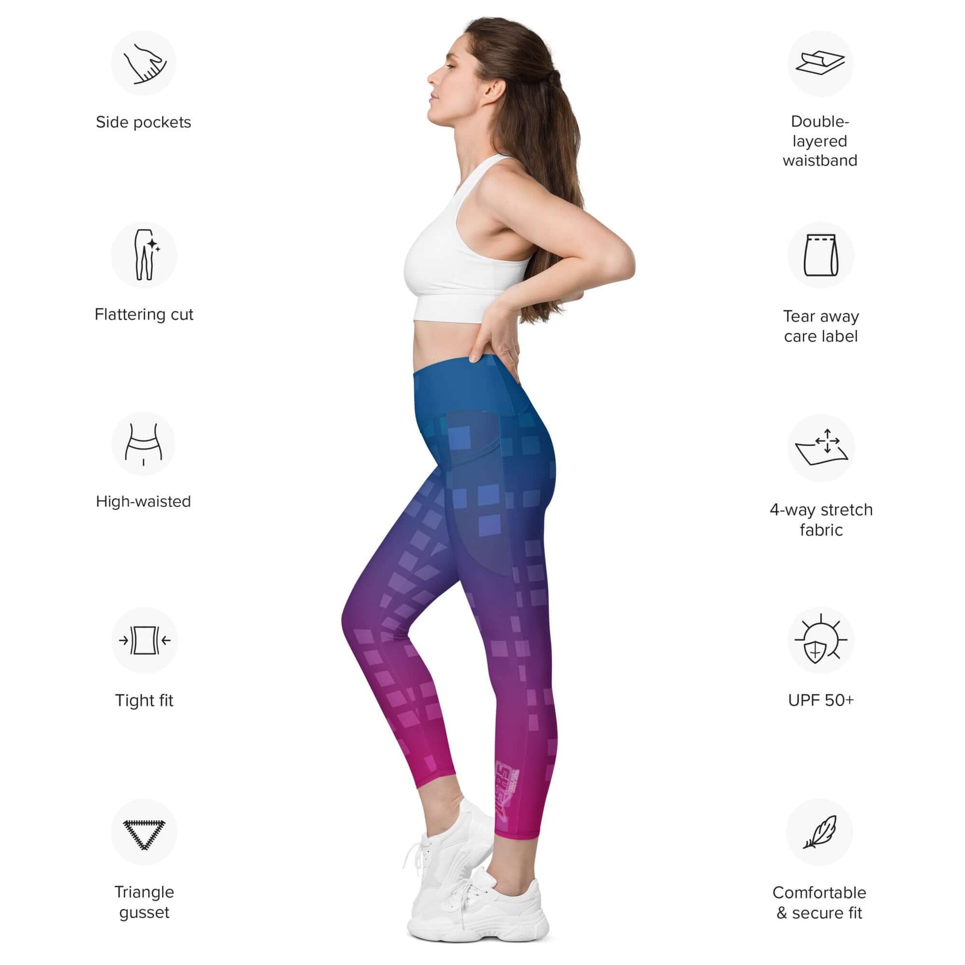 DRIVEN | TSRS '24 | Leggings with Pockets - Adult - Pink/Blue - UPF 50+ - | DRIVEN | - 6268389_14147-6268389_14148-6268389_14149-6268389_14150-6268389_14151-6268389_14152-6268389_14153-6268389_14154-6268389_14155-6268389_14156