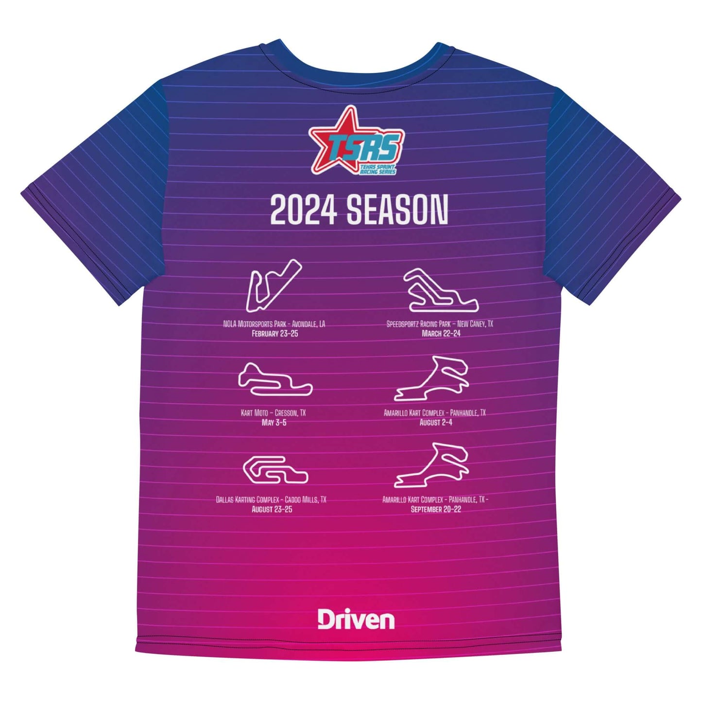 DRIVEN | TSRS '24 | T-shirt - Youth - Pink/Blue - | DRIVEN | - 8746640_10824-8746640_10825-8746640_10826-8746640_10827-8746640_10828-8746640_10829-8746640_10830