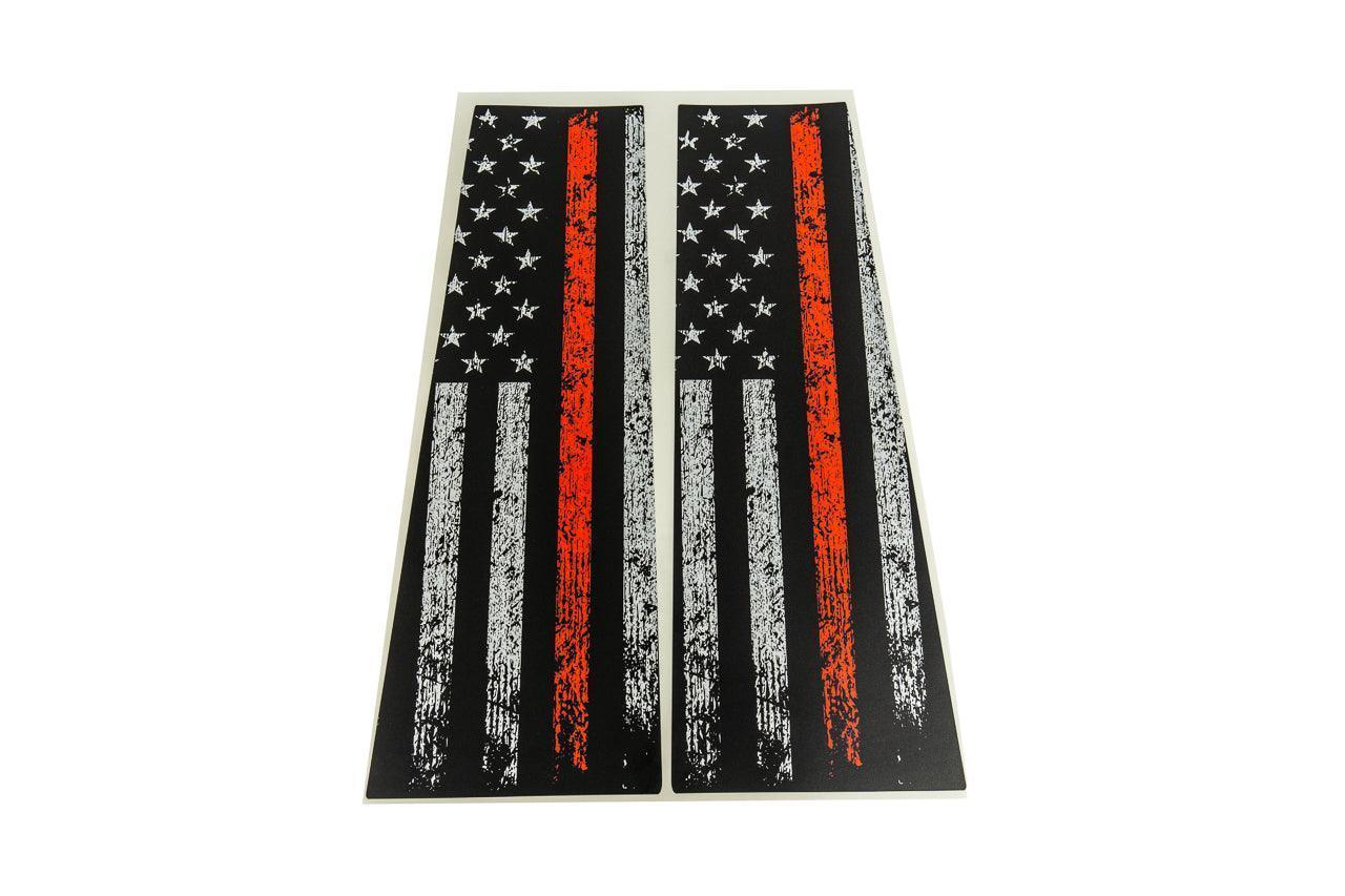 American Flag B Pillar Overlays - 2024+ Tacoma Double Cab / 2025+ 4Runner - 24TACOBPILLAR-FLBW-24TACOBPILLAR-FLCGY-24TACOBPILLAR-FLTRL-24TACOBPILLAR-FLTBL-24TACOBPILLAR-FLTGL-  DRIVEN - 11