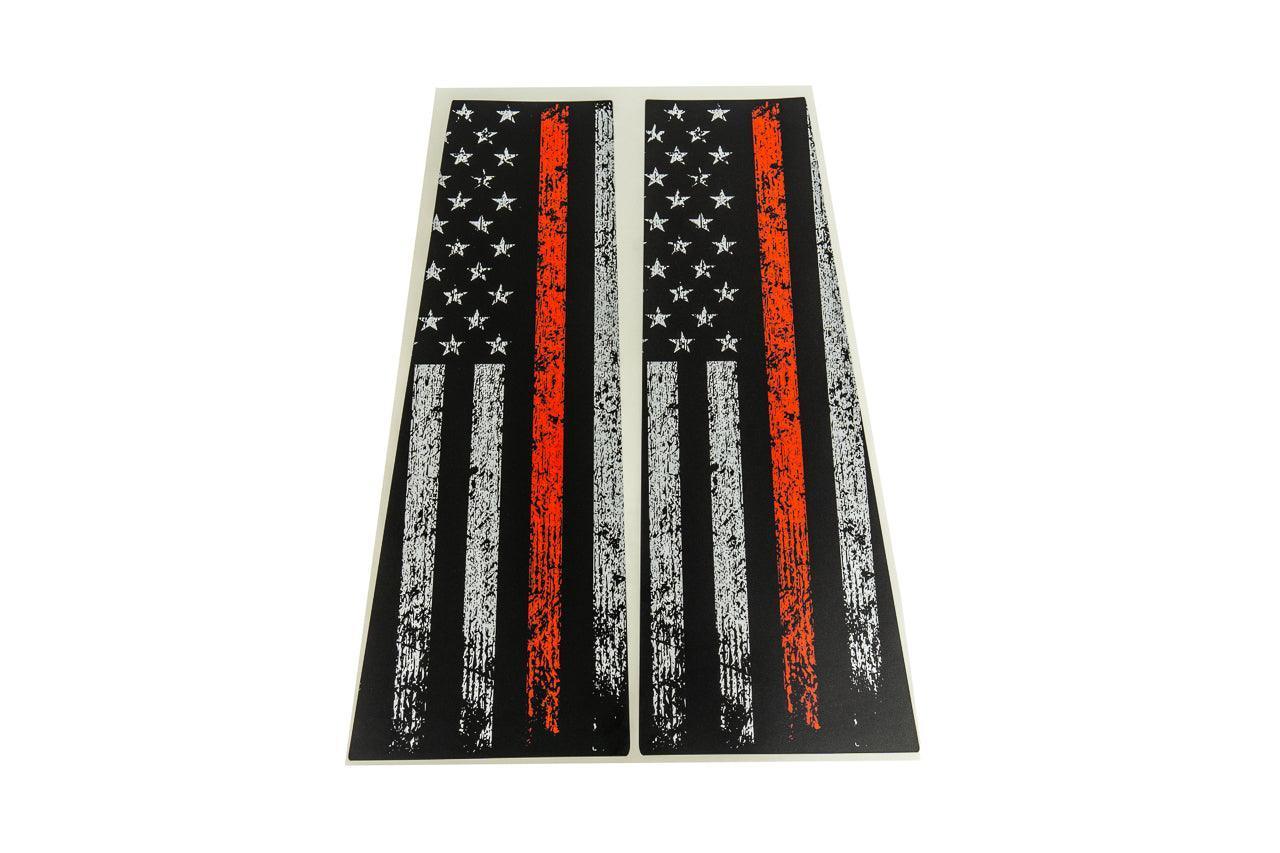 American Flag B Pillar Overlays - 2024+ Ranger - 24RANGERBPILLAR4PT-AFBW-24RANGERBPILLAR4PT-AFTBL-24RANGERBPILLAR4PT-AFTRL-24RANGERBPILLAR4PT-AFTGR-  DRIVEN - 11