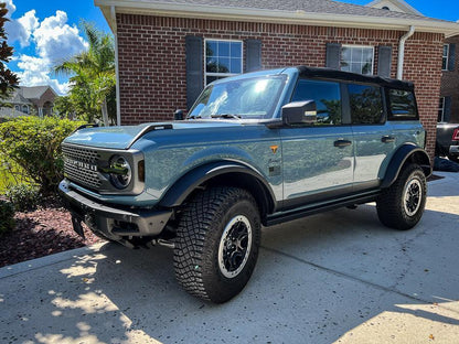 American Flag Fender Stickers - 2021+ Bronco / Bronco Sport / Jeep / Universal - 55AMERICA-GB-55AMERICA-WH-55AMERICA-RD-  DRIVEN - 3