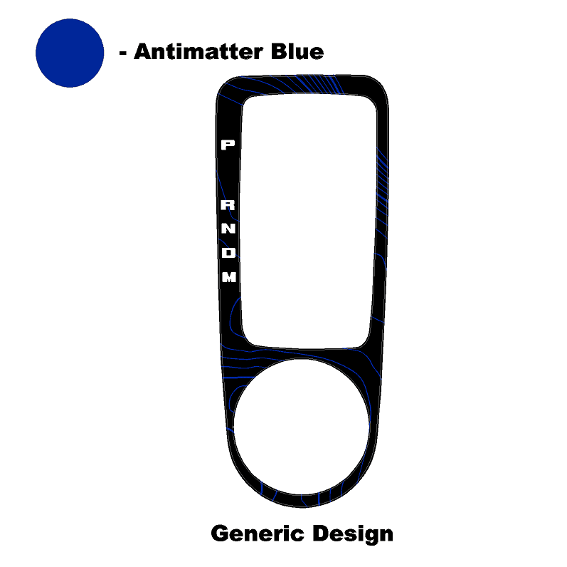 Topo Automatic Shifter Overlay (Printed Series) - 2021+ Bronco Automatic - 21BRNATTRIM-TPAMBL-21BRNATTRIM-TPA51L-21BRNATTRIM-TPAZL-21BRNATTRIM-TPCGL-21BRNATTRIM-TPCBNL-  DRIVEN - 7