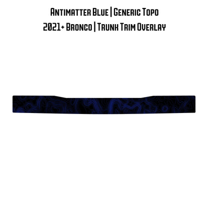 Topo Trunk Trim Overlay / Protector - 2021+ Bronco - 21BRNTRNKTRIM-TPAMBL-21BRNTRNKTRIM-TPA51L-21BRNTRNKTRIM-TPAZL-21BRNTRNKTRIM-TPCGL-21BRNTRNKTRIM-TPCBNL-  DRIVEN - 7