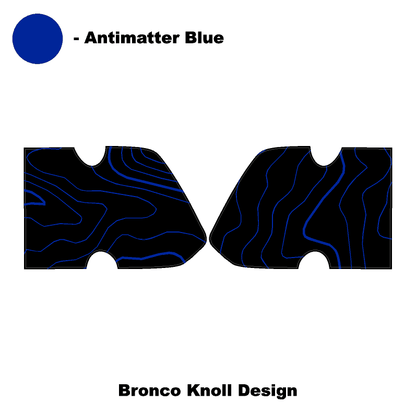 Interior Door Cup Protector Kit - 2021+ Bronco - 21BRNINTDRCUP-TPAMBL-21BRNINTDRCUP-TPA51L-21BRNINTDRCUP-TPAZL-21BRNINTDRCUP-TPCGL-21BRNINTDRCUP-TPCBNL-  DRIVEN - 26