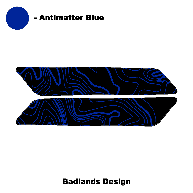 Topo Interior Rear Door Grab Handle Overlay Kit (Printed Series) - 2021+ Bronco 4 Door - 21BRNGRAB4RDR-TPAMBL-21BRNGRAB4RDR-TPA51L-21BRNGRAB4RDR-TPAZL-21BRNGRAB4RDR-TPCGL-21BRNGRAB4RDR-TPCBNL-  DRIVEN - 24