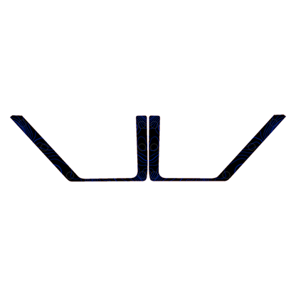 Topo Front Door Net Trim Overlay Kit (Printed Series) - 2021+ Bronco - 21BRNFTNET-TPAMBL-21BRNFTNET-TPA51L-21BRNFTNET-TPAZL-21BRNFTNET-TPCGL-21BRNFTNET-TPCBNL-  DRIVEN - 24