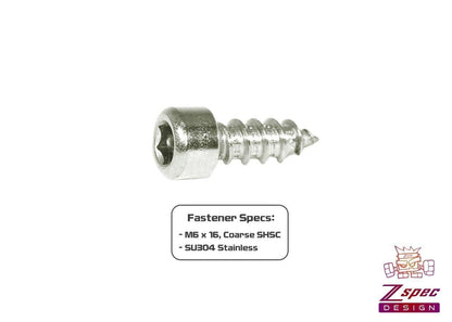 ZSPEC M6x16mm Coarse Socket-Cap SHSC Fasteners, Stainless, 10-Pack - ZSD-004780-  DRIVEN - 2