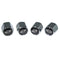 Chrome Valve Stem Tire Caps, Style: Mini