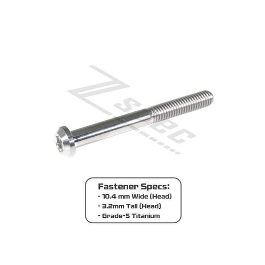 ZSPEC M6-1.0x60mm Dress-Up Bolt® Fastener, Angled Head, Titanium Grade-5, Per Each - ZSD-199097-ZSD-199103-ZSD-199110-ZSD-199127-ZSD-199134-  DRIVEN - 2