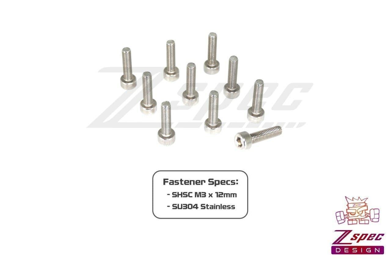ZSPEC M3-0.5x12mm Fasteners, SHSC, Stainless SUS304, 10-Pack - ZSD-373879-  DRIVEN - 2