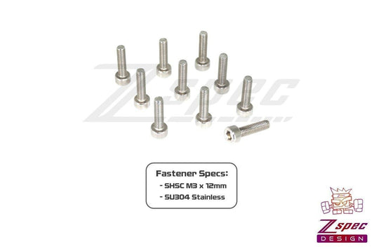 ZSPEC M3-0.5x12mm Fasteners, SHSC, Stainless SUS304, 10-Pack - ZSD-373879-  DRIVEN - 2