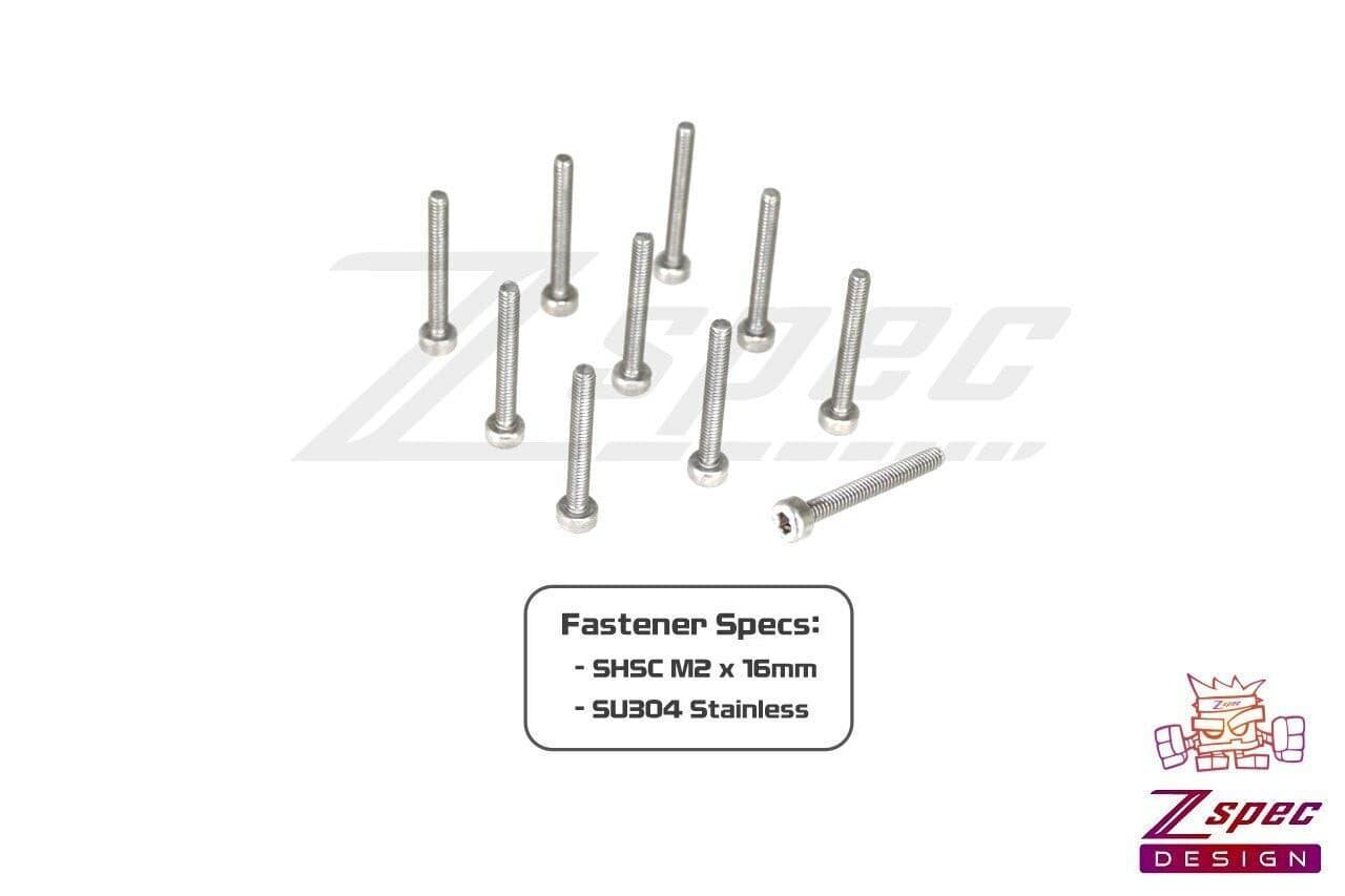 ZSPEC M2-0.4x16mm Fasteners, SHSC, Stainless SUS304, 10-Pack - ZSD-373886-  DRIVEN - 2