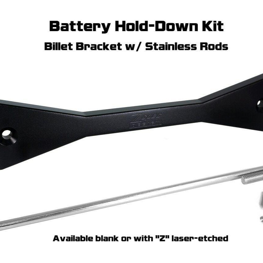 ZSPEC Battery Hold Down/Bracket for '09-20 Nissan 370z Z34, Billet w/ Stainless Hardware - ZSD-191312-ZSD-191329-ZSD-191336-ZSD-191343-ZSD-191350-  DRIVEN - 5