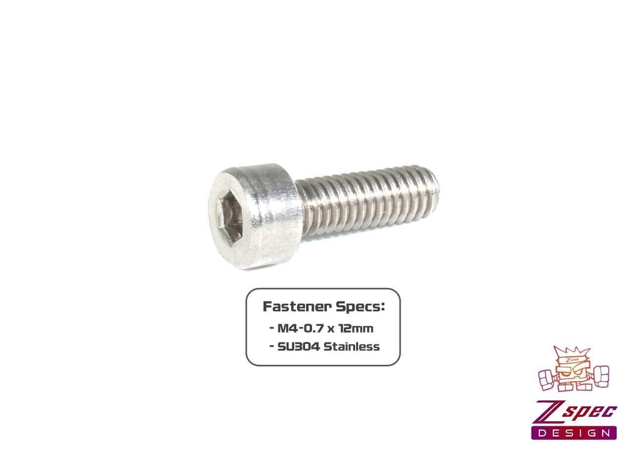 ZSPEC M4-0.7x12mm Socket-Cap (SHSC) Fasteners, Stainless, 10-Pack - ZSD-374630-  DRIVEN - 2