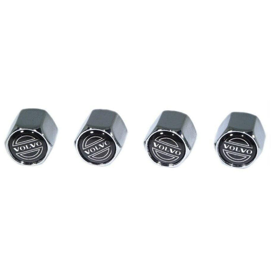 Chrome Valve Stem Tire Caps, Style: Volvo - ZSD-374401-  DRIVEN - 1