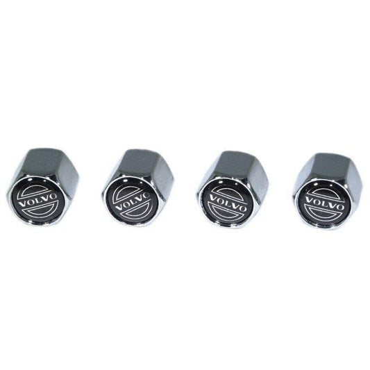 Chrome Valve Stem Tire Caps, Style: Volvo - ZSD-374401-  DRIVEN - 1