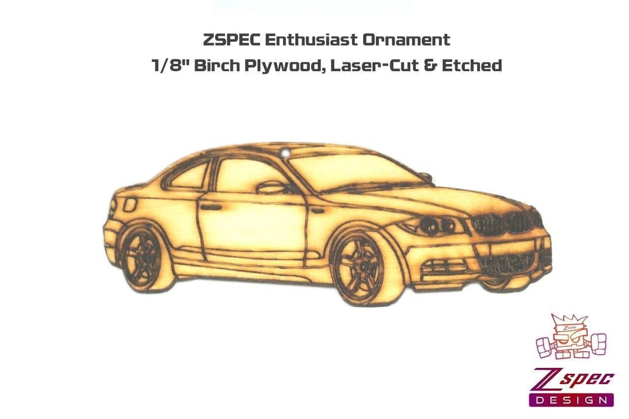 ZSPEC Laser-Engraved Wood Ornament, Style: BMW 1-Series, Birch, ~5" - ZSD-192463-  DRIVEN - 2