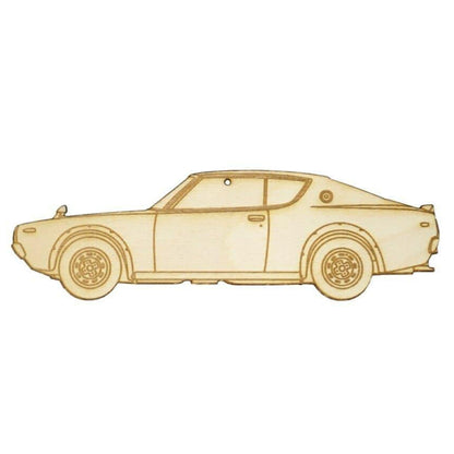ZSPEC Laser-Engraved Wood Ornament, Style: Nissan KPGC110 GTR, Birch - ZSD-006029-  DRIVEN - 1