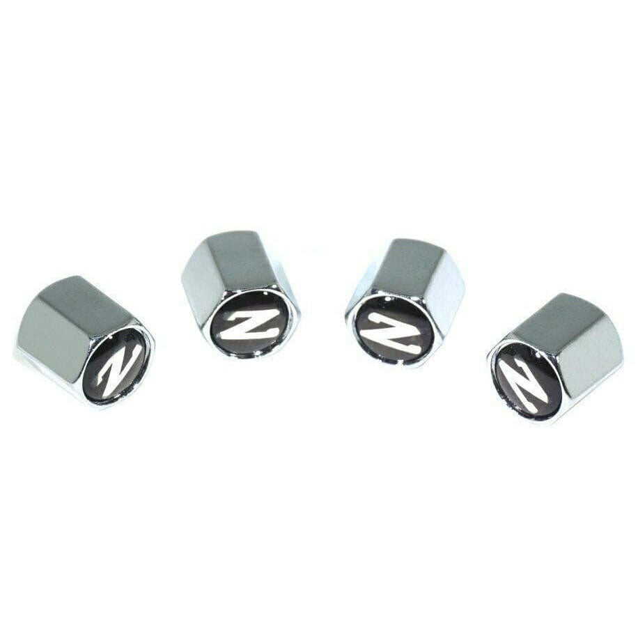 Chrome Valve Stem Tire Caps, Style: Nissan 300zx Z31 '84-89 - ZSD-192340-  DRIVEN - 1