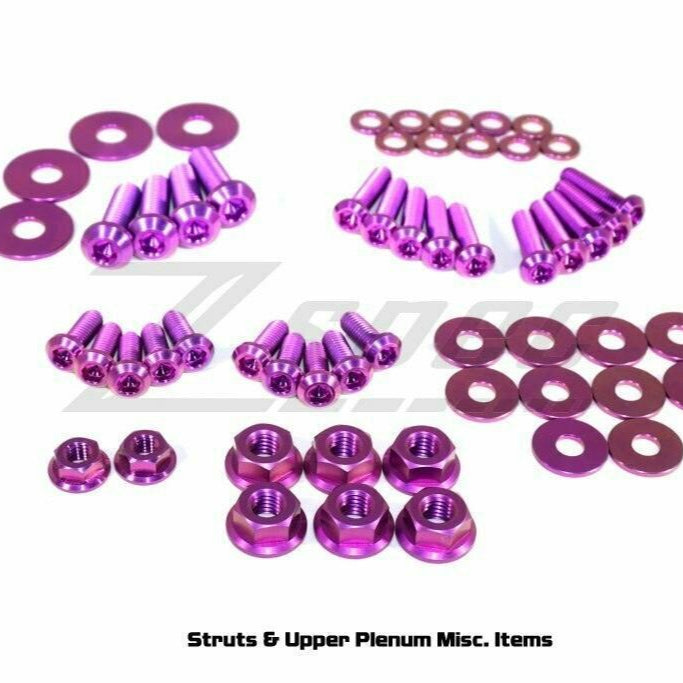 ZSPEC Stage-2 Dress Up Bolts®/Fastener Kit for '03-'08 Nissan 350z DE & HR, Titanium - ZSD-194207-ZSD-194214-ZSD-194221-ZSD-194238-ZSD-194245-  DRIVEN - 14