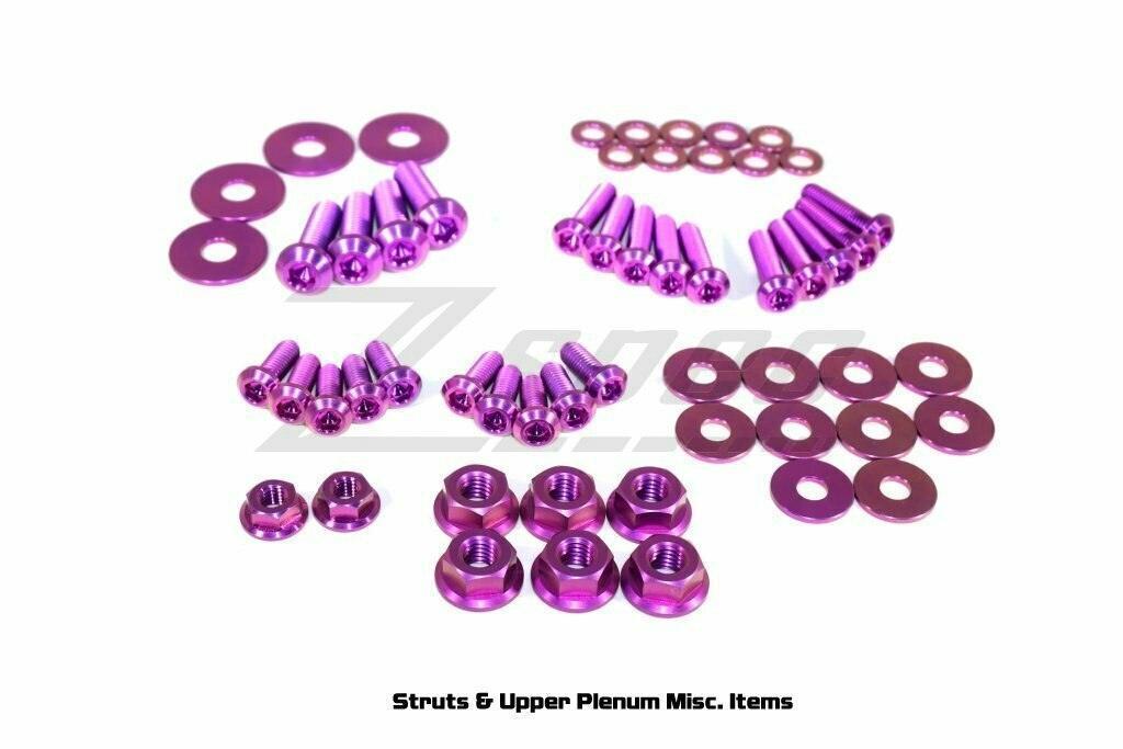 ZSPEC Stage-3 Dress Up Bolts®/Fastener Kit for '03-'08 Nissan 350z DE & HR, Titanium - ZSD-384394-ZSD-384400-ZSD-384417-ZSD-384424-ZSD-384431-  DRIVEN - 17
