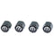 Chrome Valve Stem Tire Caps, Style: MOPAR