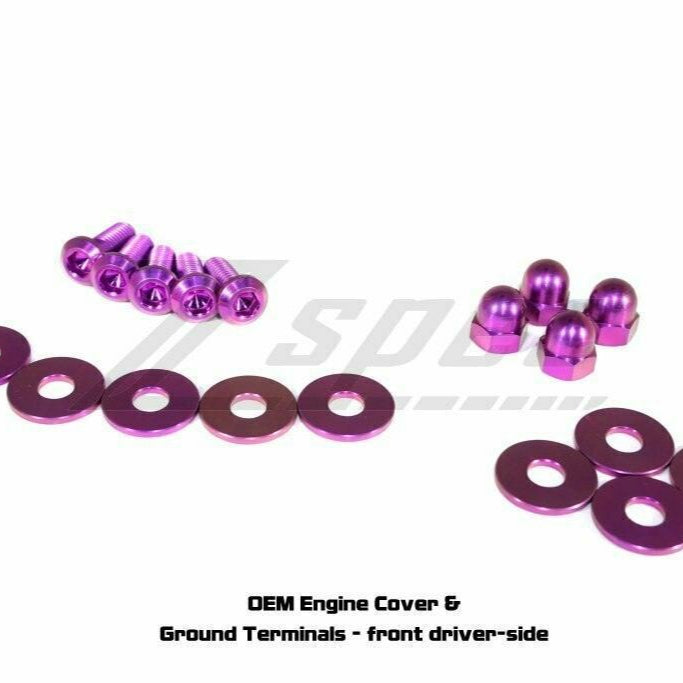 ZSPEC Stage-2 Dress Up Bolts®/Fastener Kit for '03-'08 Nissan 350z DE & HR, Titanium - ZSD-194207-ZSD-194214-ZSD-194221-ZSD-194238-ZSD-194245-  DRIVEN - 11