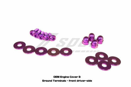ZSPEC Stage-3 Dress Up Bolts®/Fastener Kit for '03-'08 Nissan 350z DE & HR, Titanium - ZSD-384394-ZSD-384400-ZSD-384417-ZSD-384424-ZSD-384431-  DRIVEN - 14