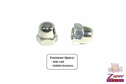 ZSPEC M10 x 1.25 Acorn Nut w/Flat Washer, SUS304 Stainless, Semi-Polished - ZSD-199158-  DRIVEN - 2