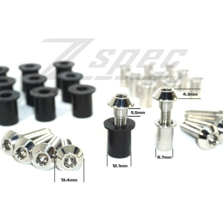 ZSPEC M6x25mm Titanium Shank/Shoulder Bolts, Well or Rivet Nuts, 10-Pack - ZSD-568664-ZSD-568671-  DRIVEN - 4