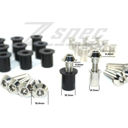ZSPEC M6x25mm Titanium Shank/Shoulder Bolts, Well or Rivet Nuts, 10-Pack - ZSD-568664-ZSD-568671-  DRIVEN - 4