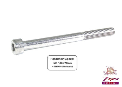 ZSPEC M6-1.0x70mm Socket-Cap SHSC Fasteners, Stainless, 10-Pack - ZSD-374357-  DRIVEN - 2