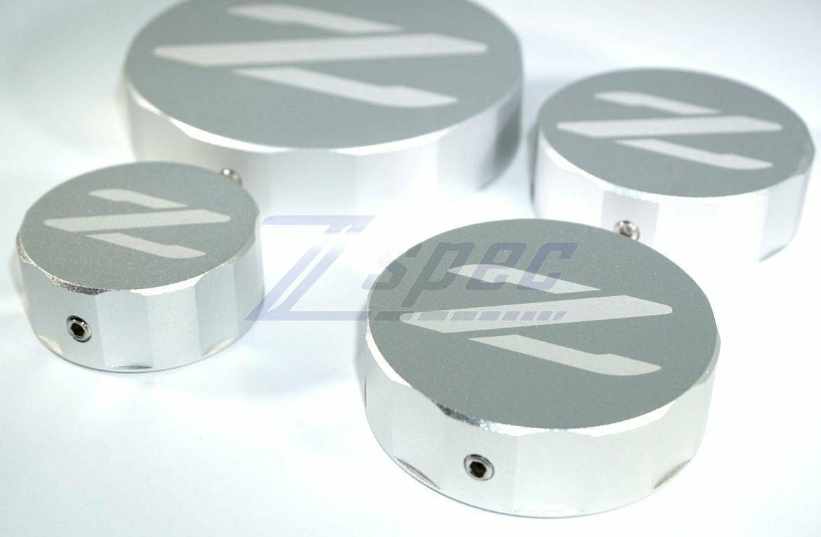 ZSPEC Reservoir Cap Cover Set (BMC, CMC, PS, CO) for Nissan Z32 300zx, Billet Aluminum - ZSD-755309-ZSD-755316-ZSD-755323-ZSD-755330-ZSD-755347-  DRIVEN - 7