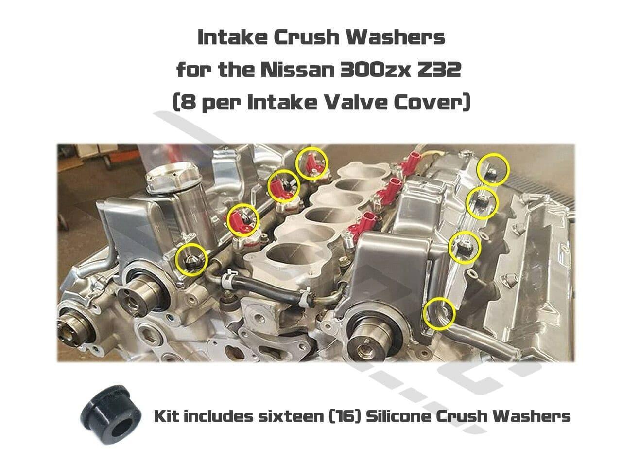 ZSPEC Intake Valve Covers Silicone Crush Washers for '90-99 Z32 300zx, 16-Pack - ZSD-005428-  DRIVEN - 2